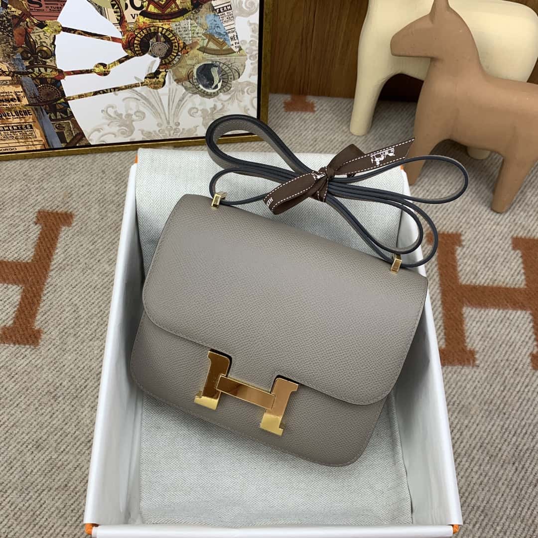 Bolsa Hermès Constance 19cm Epsom 8F