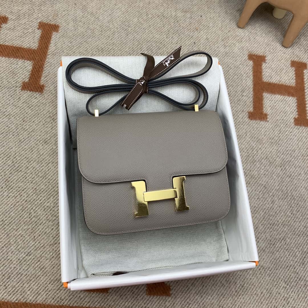 Bolsa Hermès Constance 19cm Epsom 8F