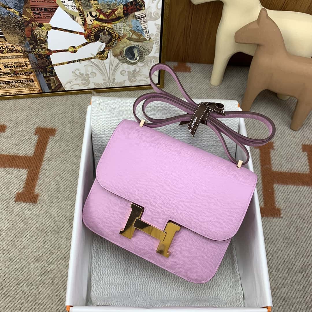 Bolsa Hermès Constance19cm Epsom