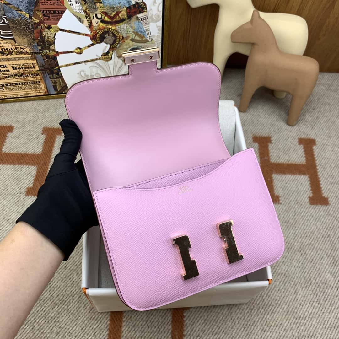 Bolsa Hermès Constance 19cm Epsom 8F