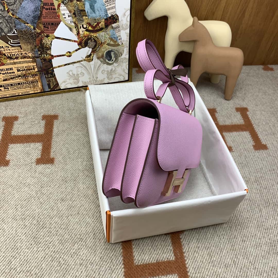 Bolsa Hermès Constance19cm Epsom