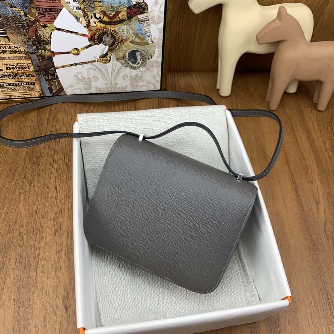 Bolsa Hermès Constance 19cm Epsom 8F