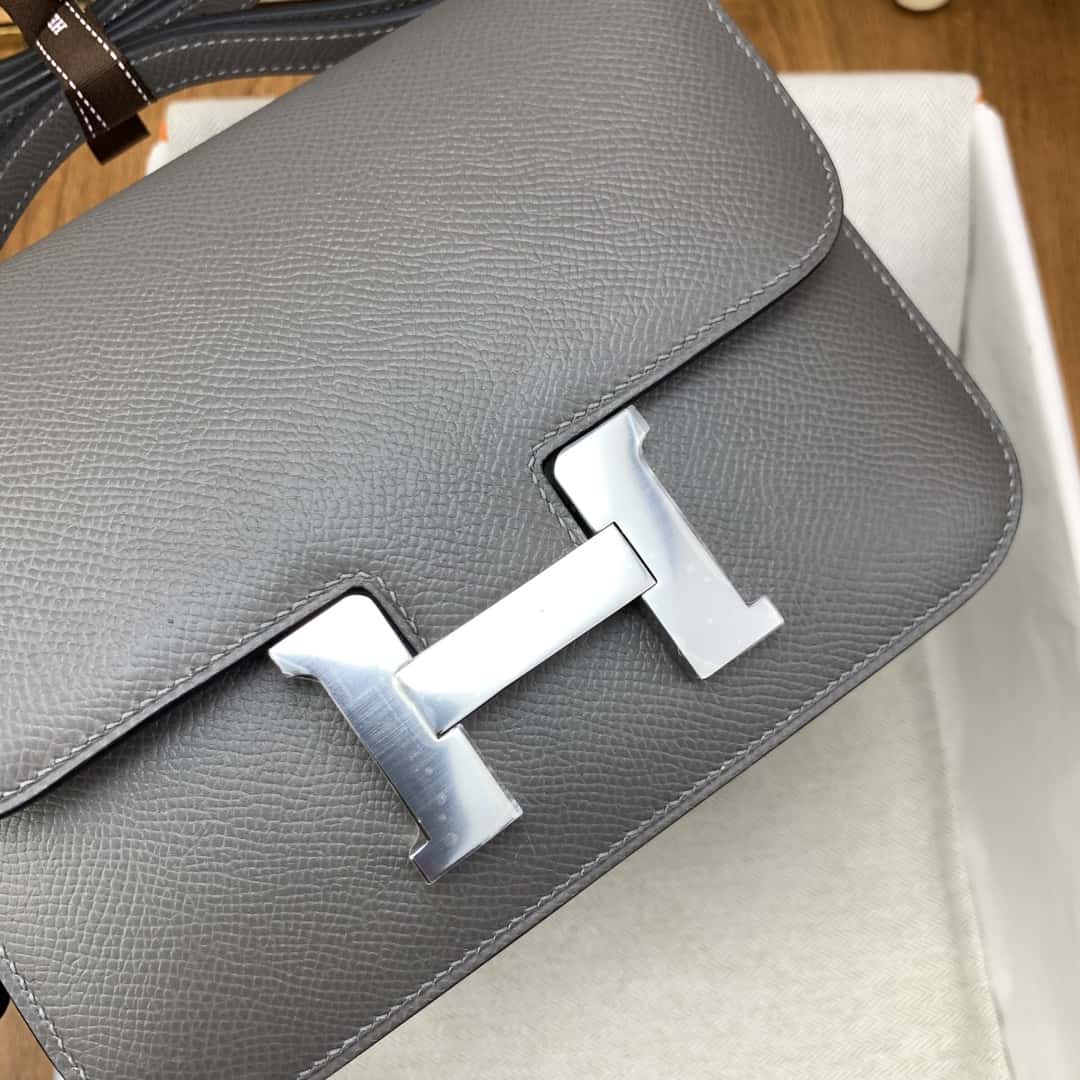Bolsa Hermès Constance 19cm Epsom 8F