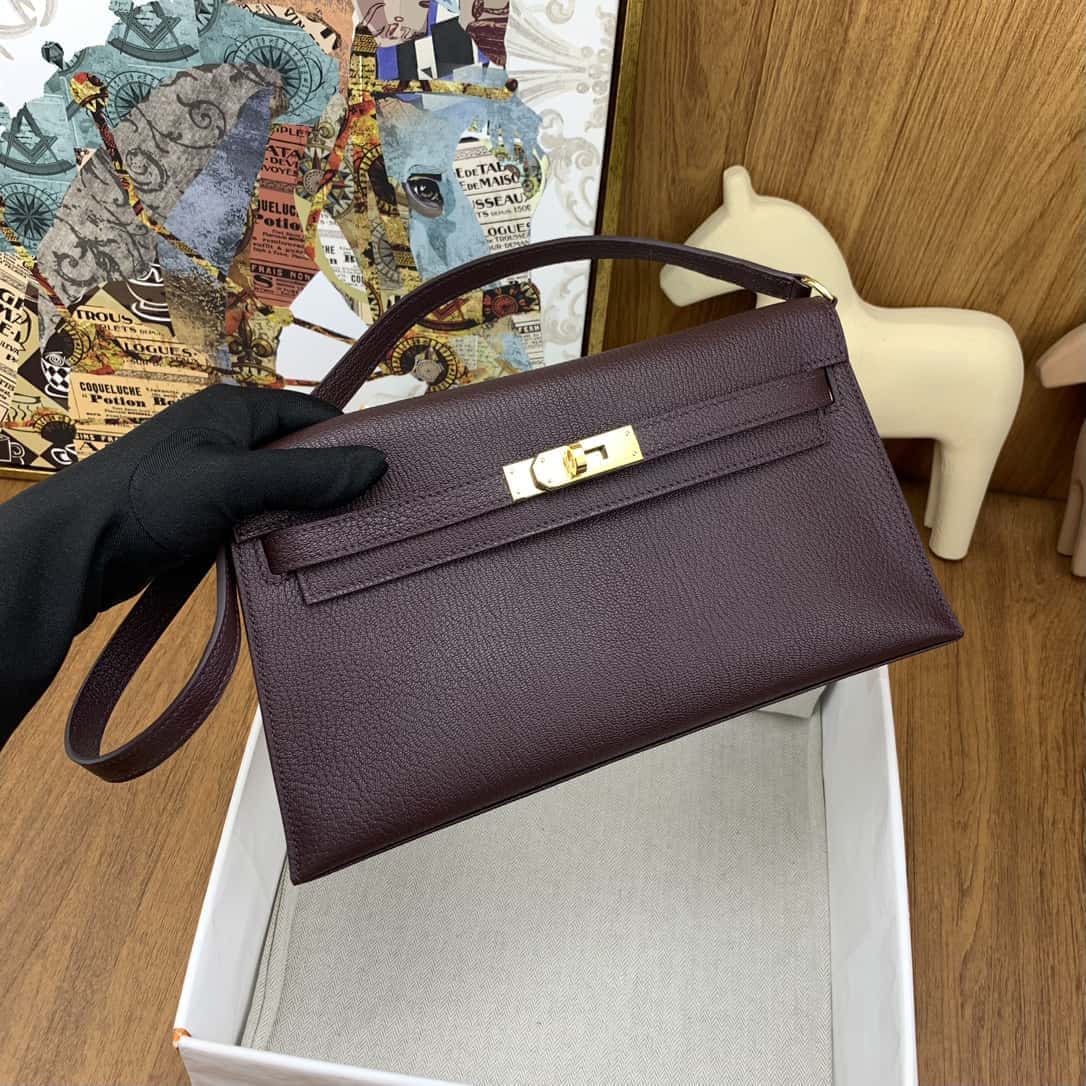 Bolsa Hermès kelly Elan 27cm