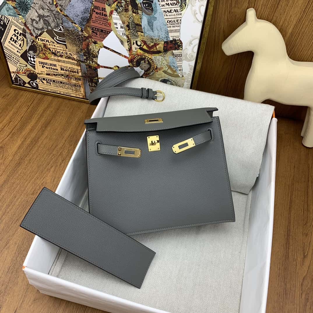 Bolsa Hermès kelly danse 22cm evercolor