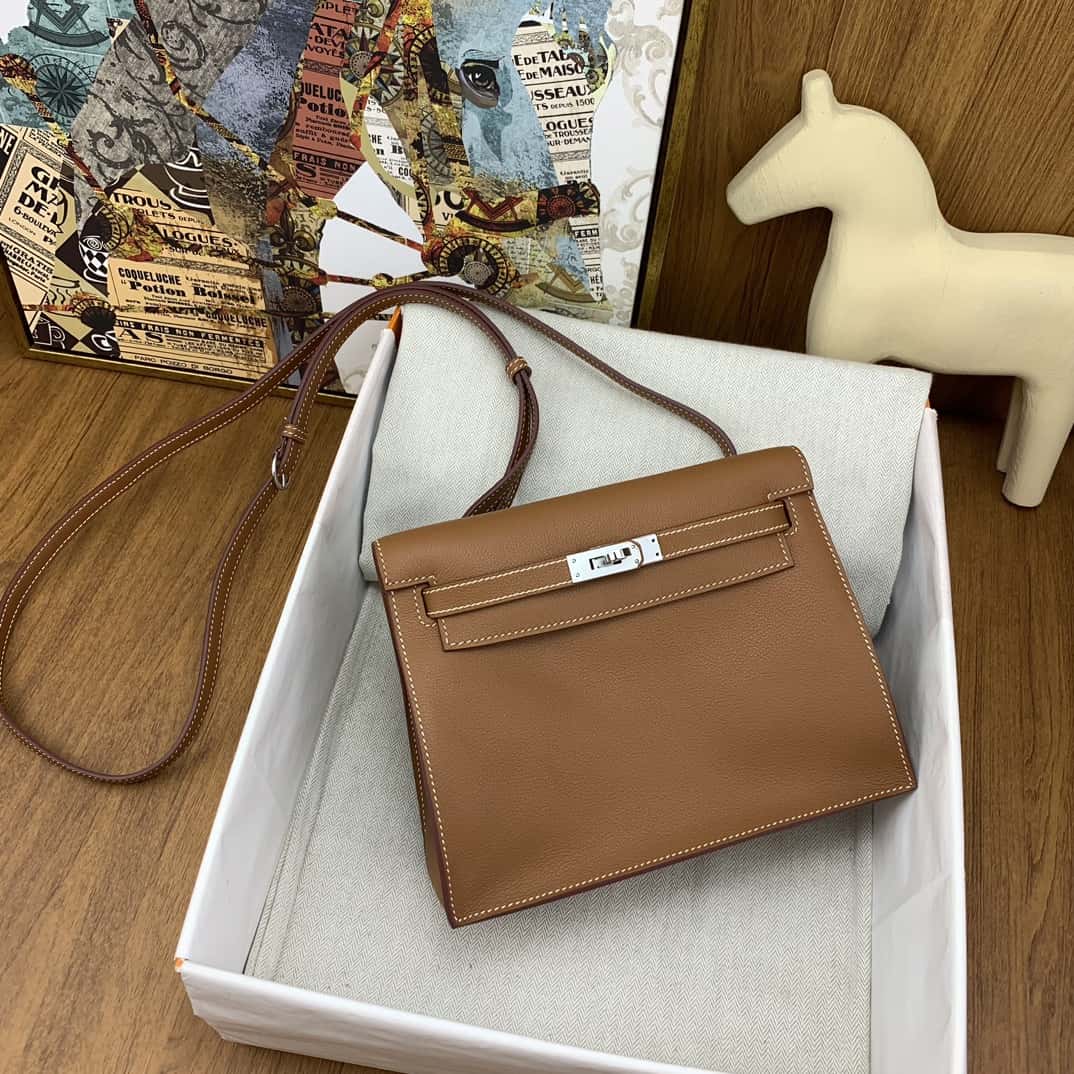 Bolsa Hermès kelly danse 22cm evercolor