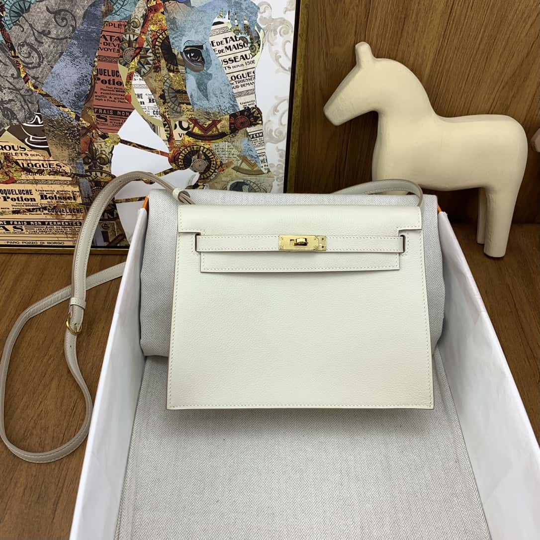 Bolsa Hermès kelly danse 22cm evercolor