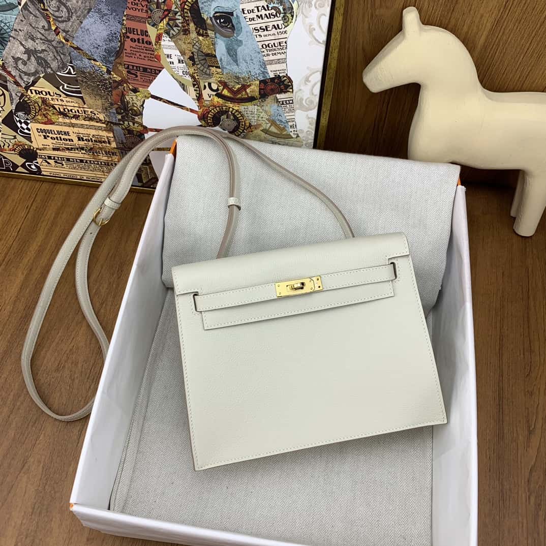 Bolsa Hermès kelly danse 22cm evercolor