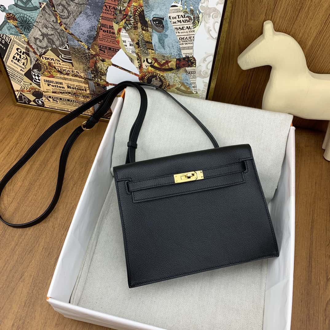 Bolsa Hermès kelly danse 22cm evercolor