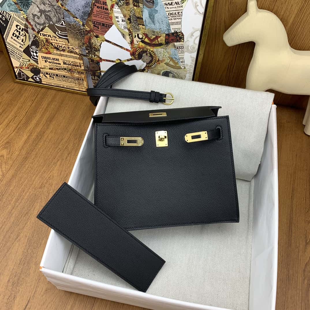 Bolsa Hermès kelly danse 22cm evercolor
