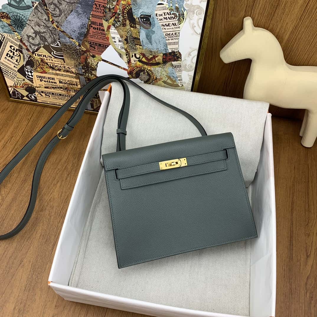 Bolsa Hermès kelly danse 22cm evercolor