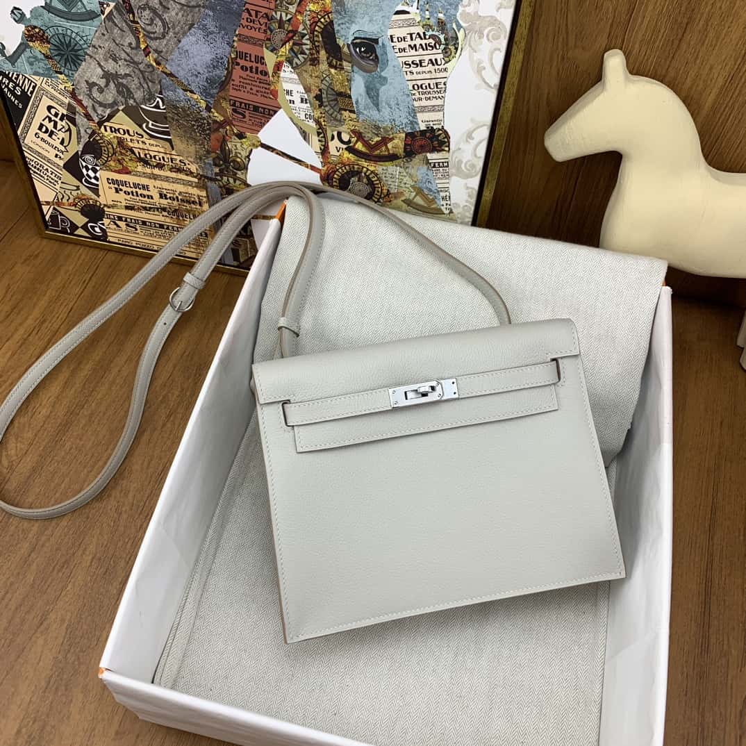 Bolsa Hermès kelly danse 22cm evercolor