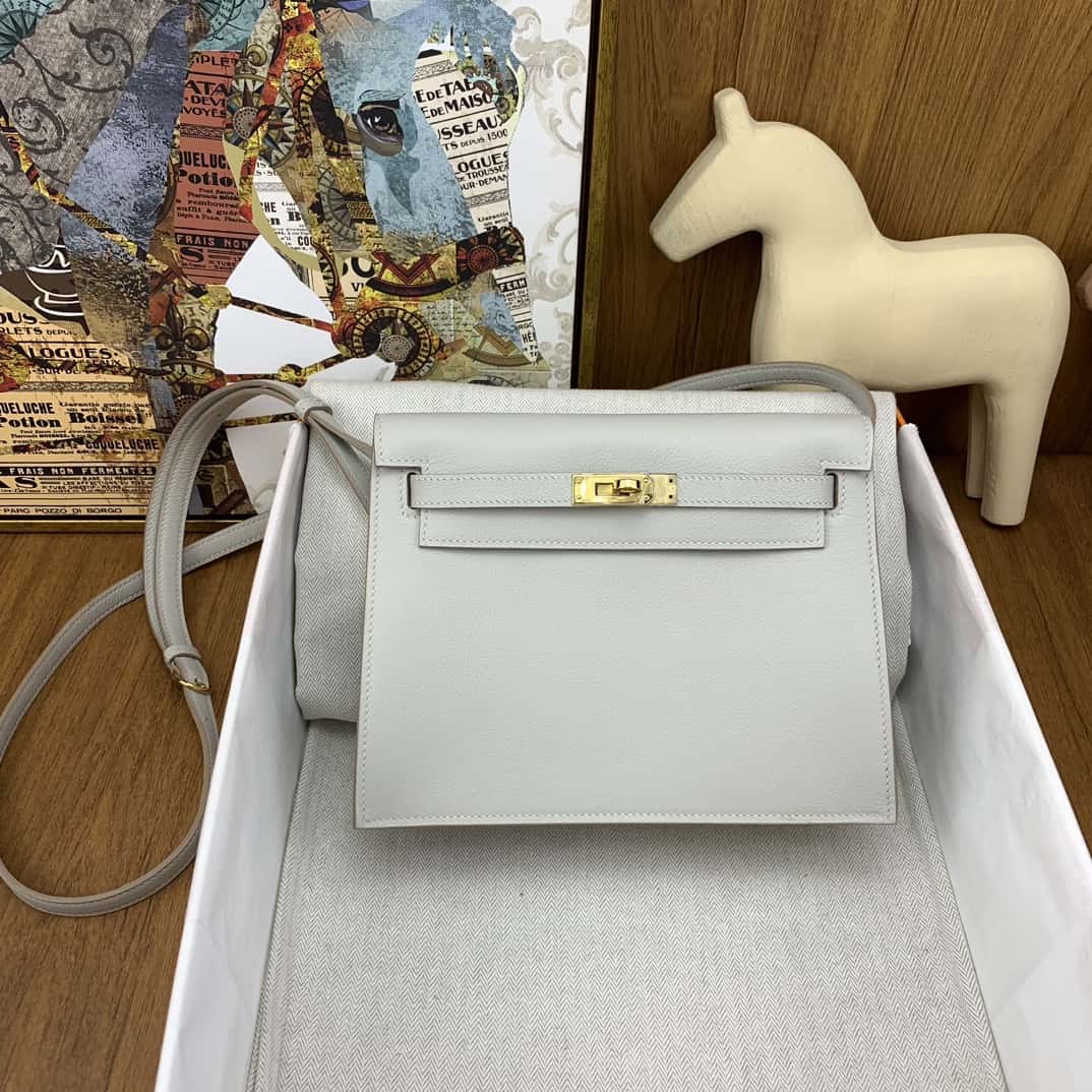 Bolsa Hermès kelly danse 22cm evercolor