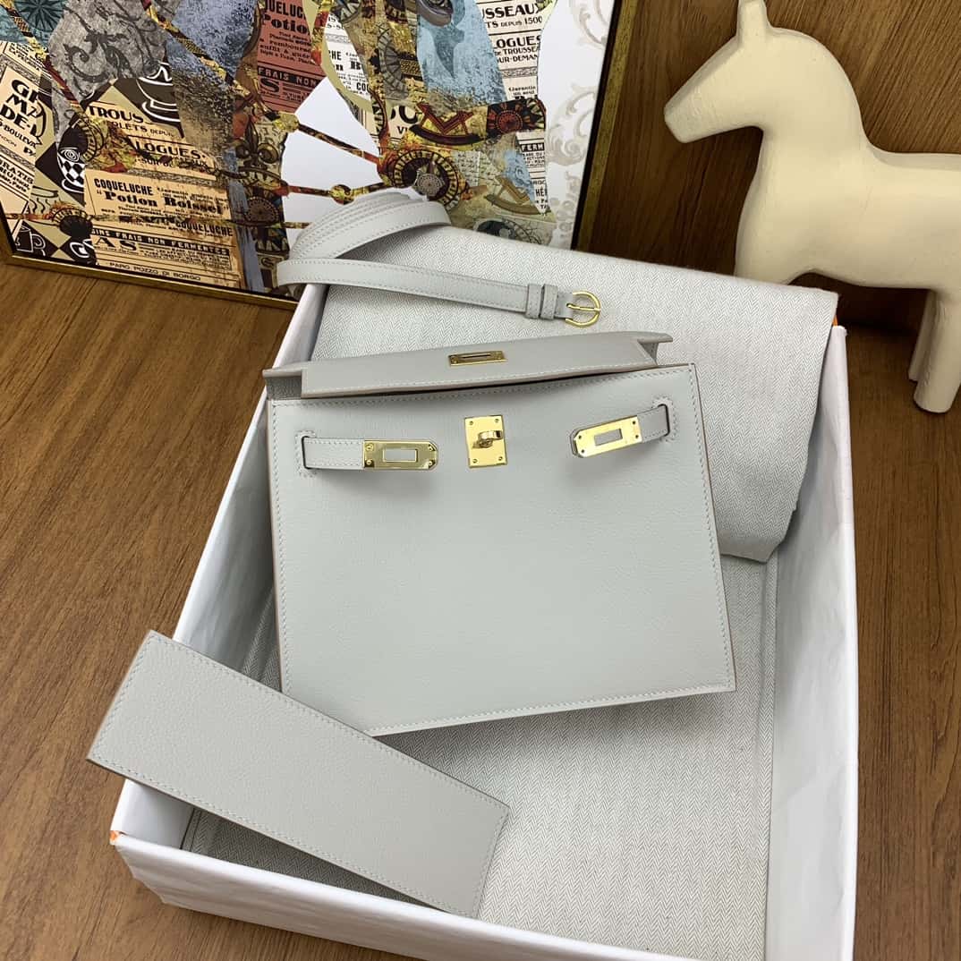Bolsa Hermès kelly danse 22cm evercolor