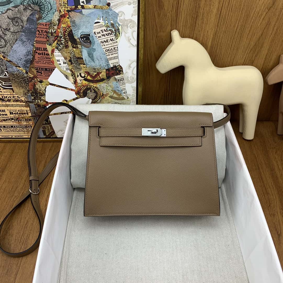 Bolsa Hermès kelly danse 22cm evercolor