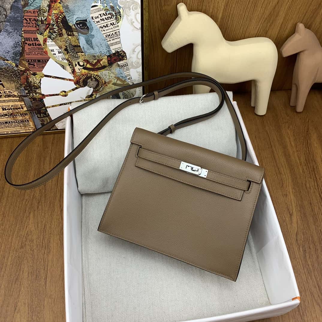 Bolsa Hermès kelly danse 22cm evercolor