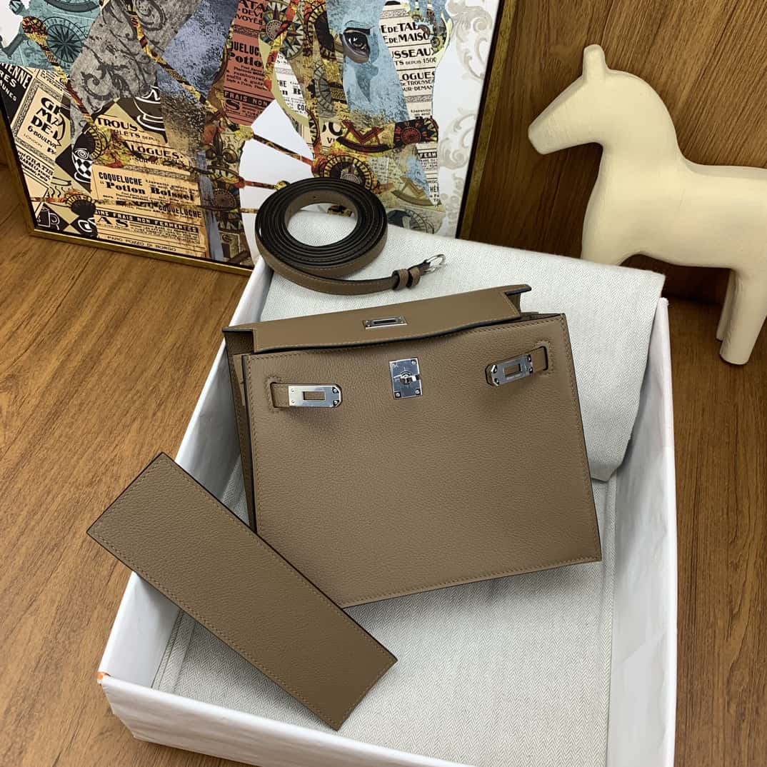 Bolsa Hermès kelly danse 22cm evercolor