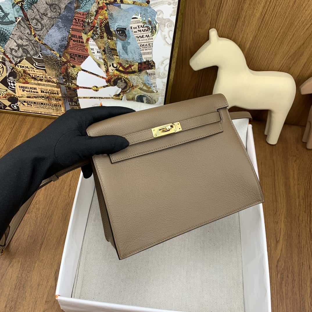 Bolsa Hermès kelly danse 22cm evercolor