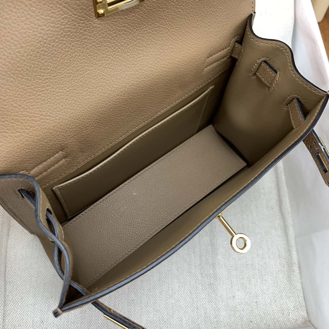 Bolsa Hermès kelly danse 22cm evercolor