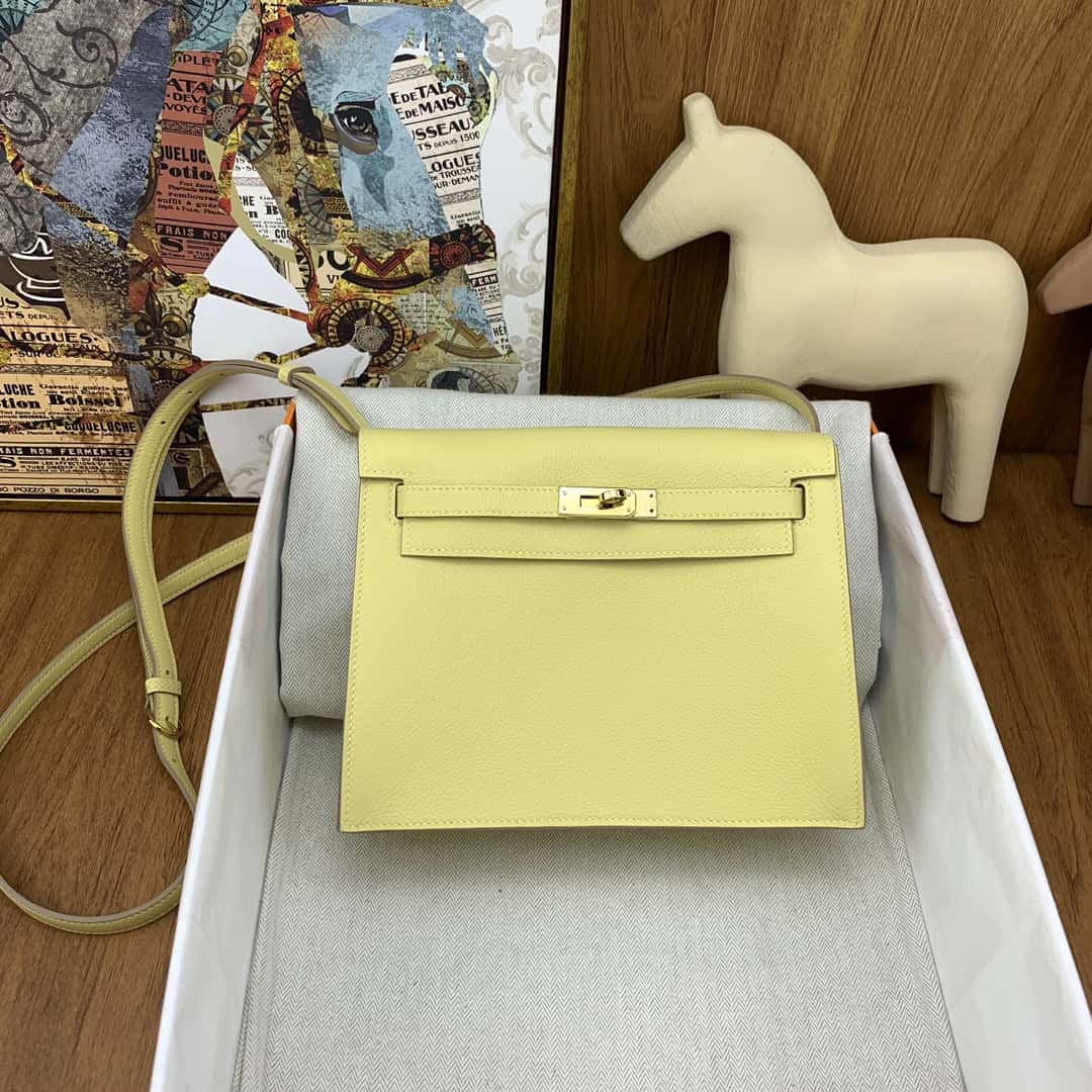 Bolsa Hermès kelly danse 22cm evercolor