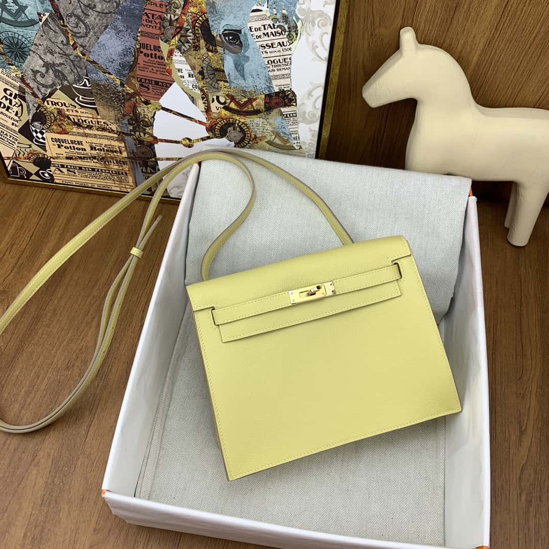 Bolsa Hermès kelly danse 22cm evercolor