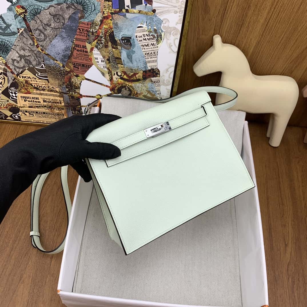 Bolsa Hermès kelly danse 22cm evercolor OS