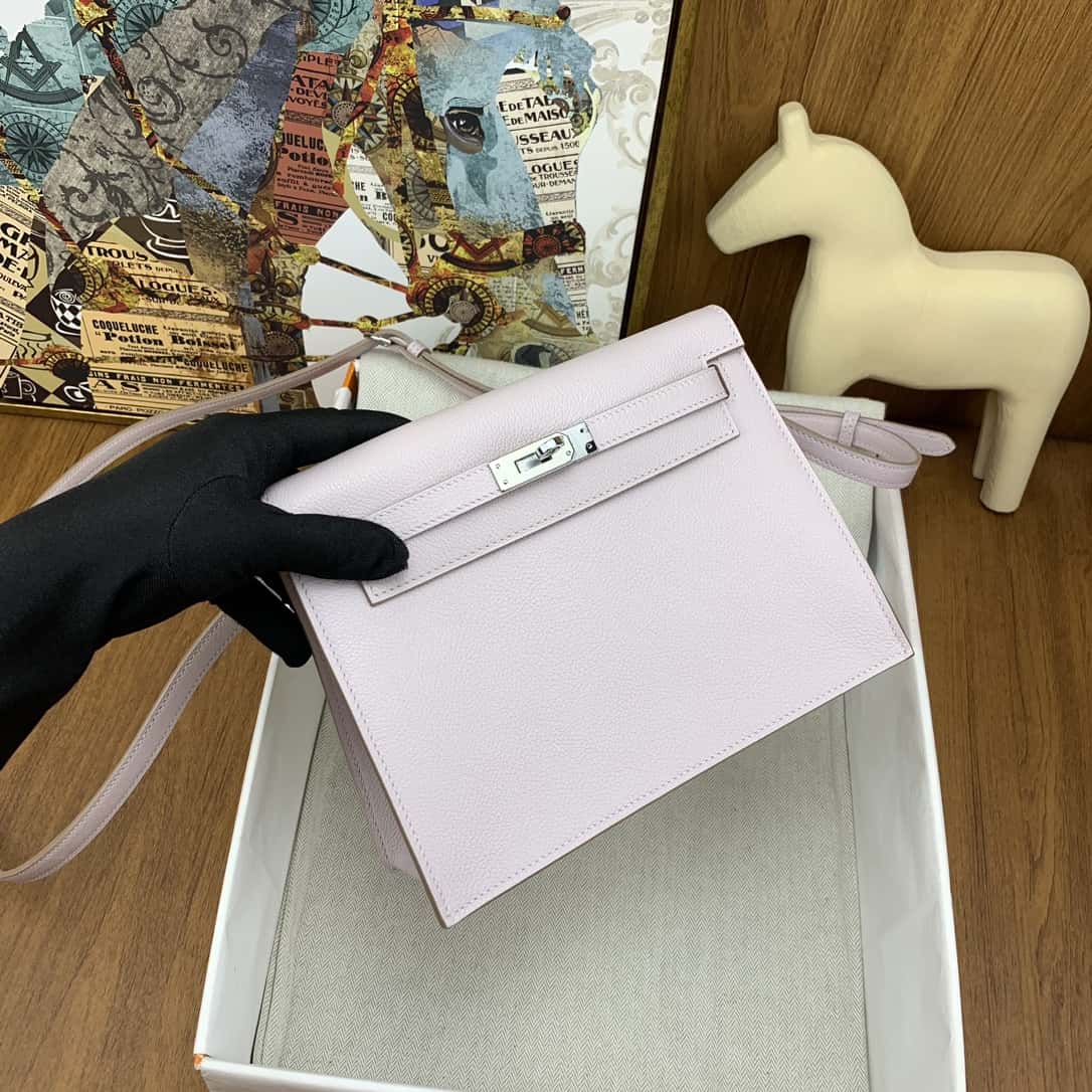 Bolsa Hermès kelly danse 22cm evercolor