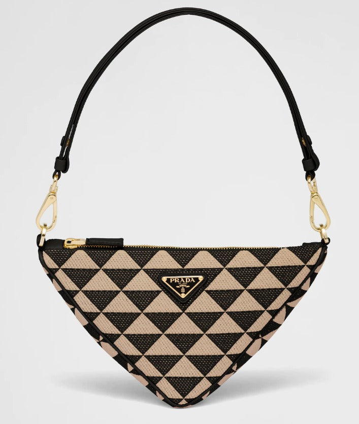 Bolsa Prada Mini em Jacquard Bordado