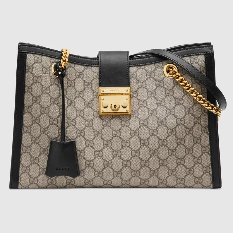Bolsa Gucci Padlock GG de Ombro Média