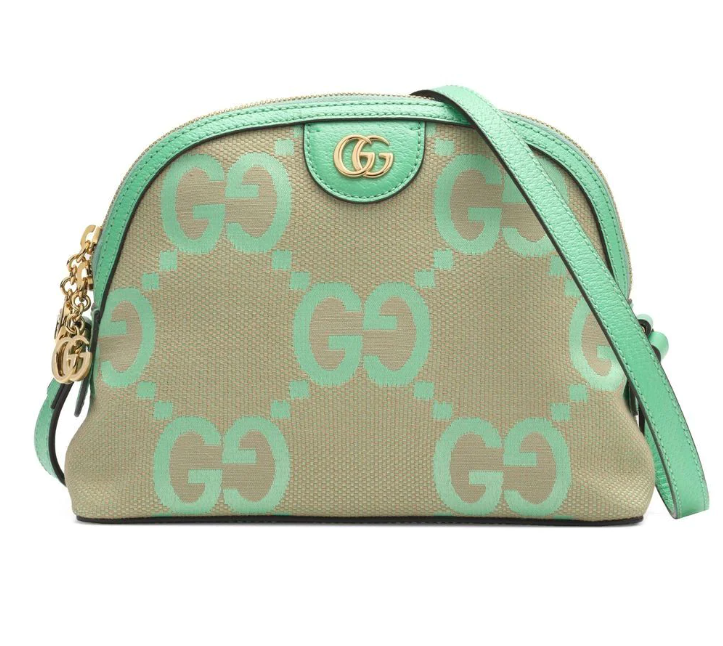 Bolsa Gucci Ophidia Jumbo GG Pequena de Ombro Estampada