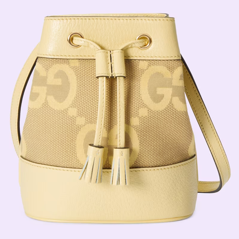 Bolsa Gucci Bucket Ophidia Mini com Duplo G Estampada