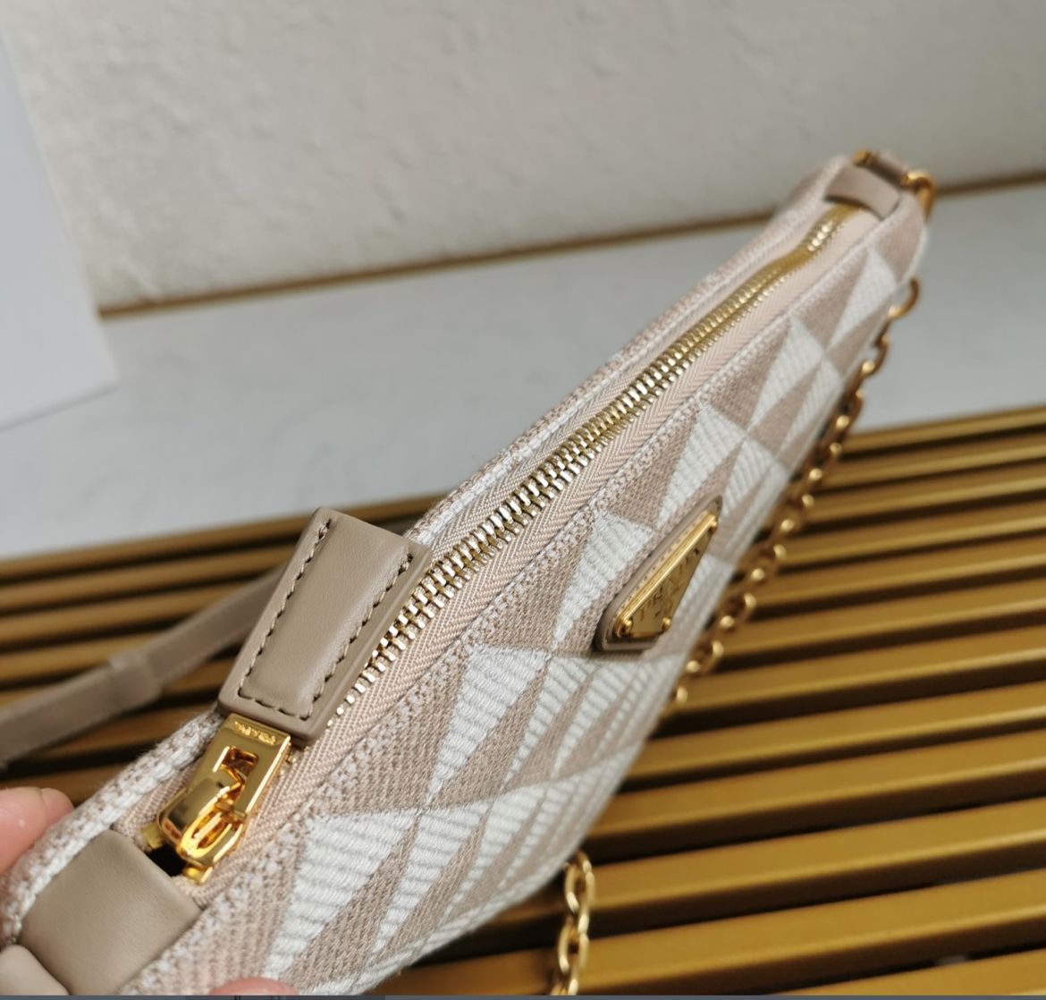 Bolsa Prada Mini em Jacquard Bordado