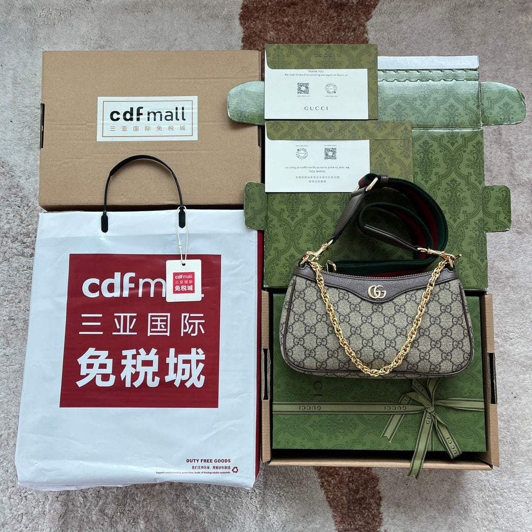 Bolsa Gucci Ophidia GG Pequena