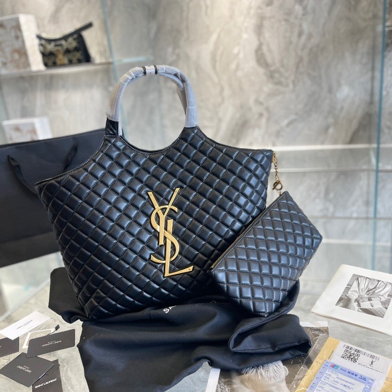Bolsa YSL Tote Icare Matelassê - Saint Laurent Inspired