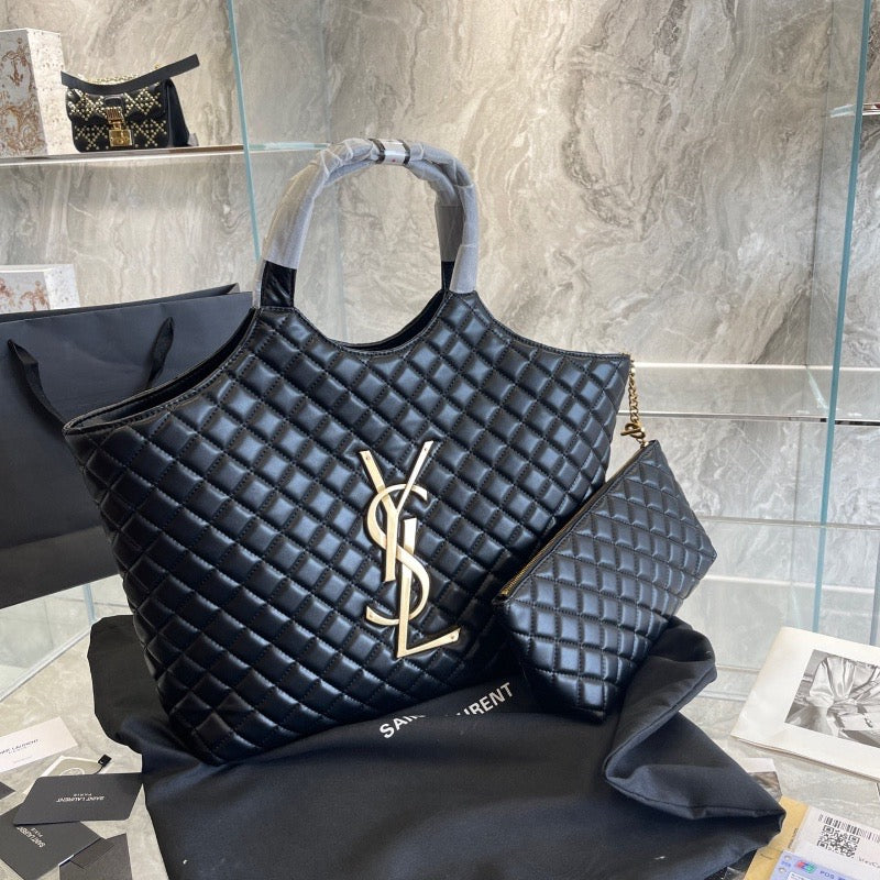 Bolsa YSL Tote Icare Matelassê - Saint Laurent Inspired